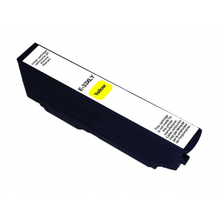 COMPATIBLE HAUT DE GAMME EPSON - 33XL jaune (11 ml) Cartouche remanufacturée Epson Qualité Premium