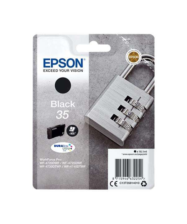 EPSON (ORIGINAL) - Epson T3581 Noire Cartouche d'encre originale C13T35814010