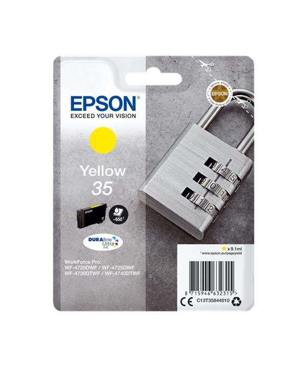 EPSON (ORIGINAL) - Epson T3584 Jaune Cartouche d'encre originale C13T35844010