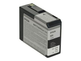 EPSON ORIGINAL - Epson T5808 Noir Mat (80 ml) Cartouche de marque