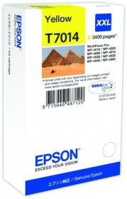 EPSON ORIGINAL - Epson T7014 jaune (3400 pages) Cartouche de marque XXL