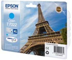 EPSON ORIGINAL - Epson T7022 XL cyan (2000 pages) Cartouche de marque