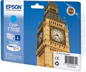 EPSON ORIGINAL - Epson T7032 Cyan (800 pages) Cartouche de marque