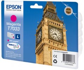 EPSON ORIGINAL - Epson T7033 Magenta (800 pages) Cartouche de marque