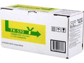 KYOCERA  ORIGINAL - Kyocera TK-570Y Jaune (12000 pages) Toner de marque