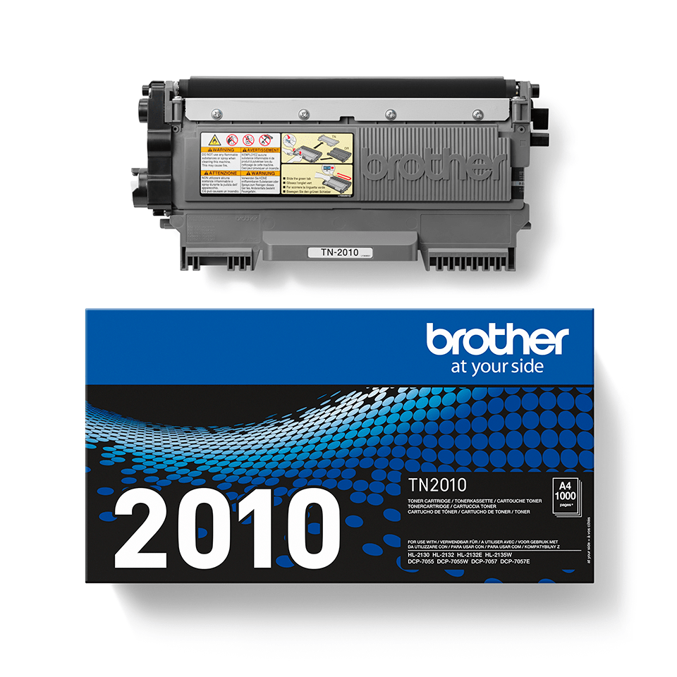 BROTHER (ORIGINAL) - Brother TN-2010 Noir (1000 pages) Toner de marque
