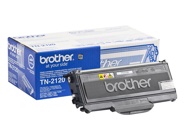 BROTHER (ORIGINAL) - Brother TN2120 Noir Cartouche de toner de marque