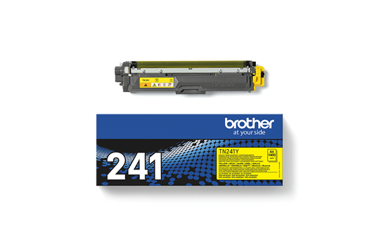 BROTHER ORIGINAL - Brother TN-241Y Jaune (1400 pages) Toner de marque