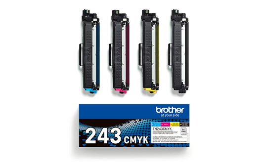 CARTOUCHE DE TONER BROTHER ORIGINAL TN 243 NOIR/CYAN/MAGENTA/JAUNE