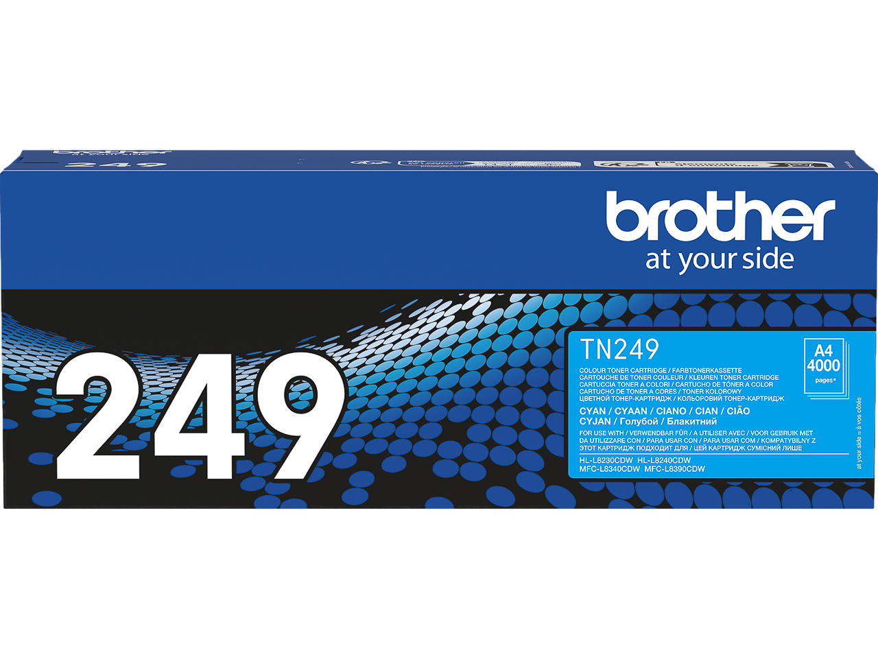 CARTOUCHE DE TONER BROTHER ORIGINAL TN249BK NOIR