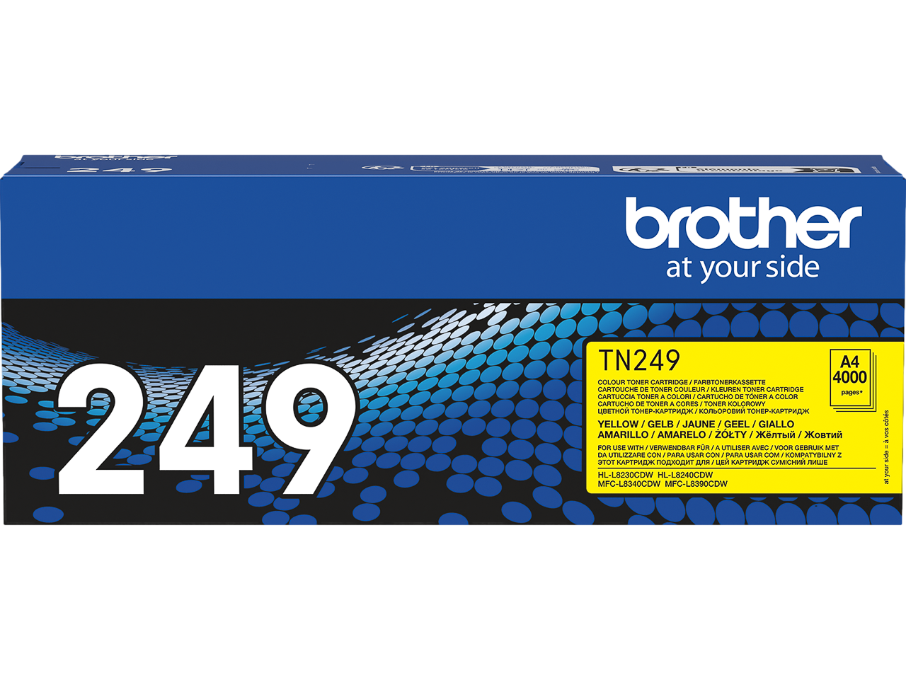 BROTHER (ORIGINAL) - Brother TN249 Jaune Cartouche de toner originale
