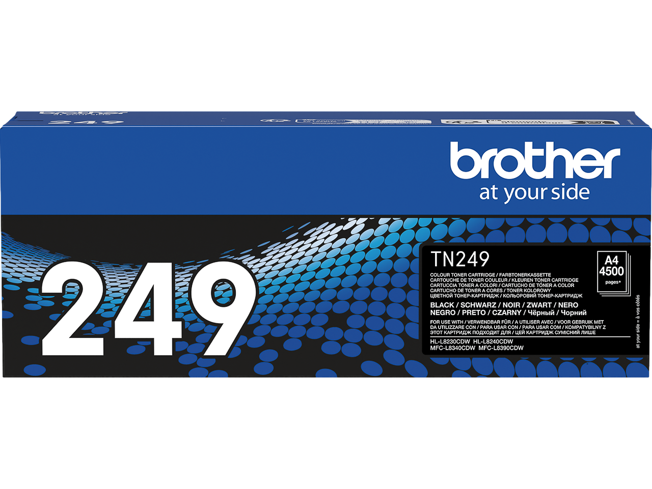 BROTHER (ORIGINAL) - Brother TN249 Noir Cartouche de toner originale