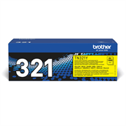 BROTHER ORIGINAL - Brother TN-321 Jaune (1500 pages) Toner de marque