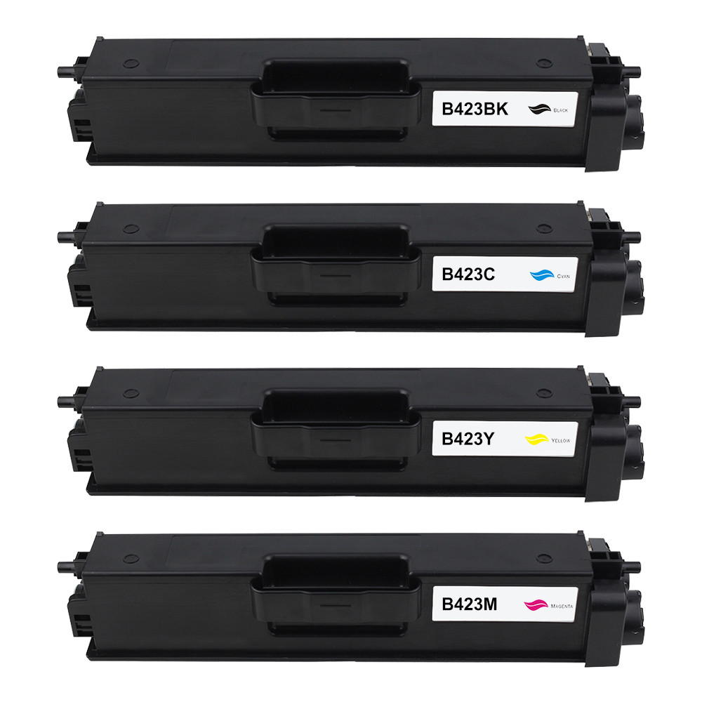 BROTHER (COMPATIBLE) - TN423 Pack de 4 cartouches d'encre génériques Brother