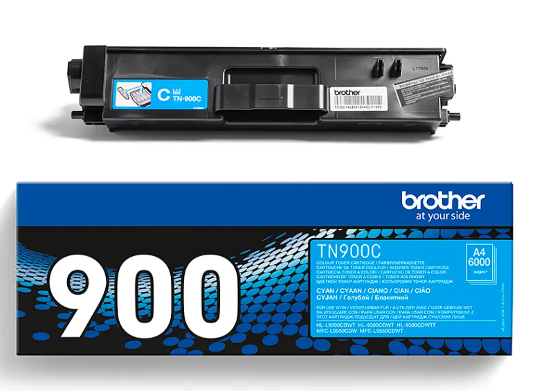 BROTHER (ORIGINAL) - Brother TN900 Cyan Cartouche de toner originale