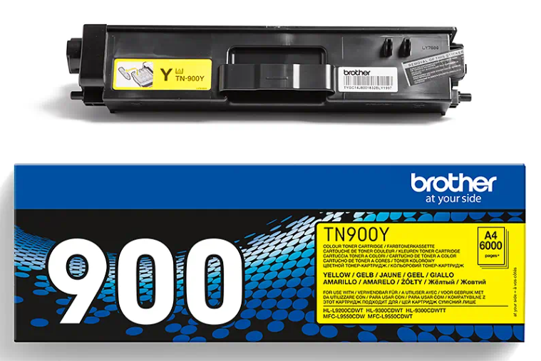BROTHER (ORIGINAL) - Brother TN900 Jaune Cartouche de toner originale