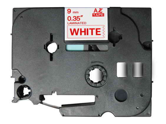 BROTHER (COMPATIBLE) - TZE222 Ruban pour étiqueteuse rouge sur blanc générique Brother
