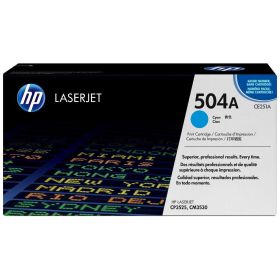 HP ORIGINAL - HP 504A / CE251A Cyan (7000 pages) Toner de marque