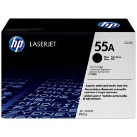 HP ORIGINAL - HP 55A / CE255A Noir (6000 pages) Toner de marque