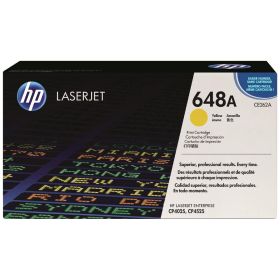 HP ORIGINAL - HP 648A / CE262A Jaune (11000 pages) Toner de marque