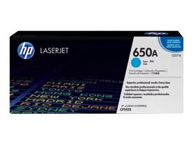 HP ORIGINAL - HP 650A / CE271A Cyan (15000 pages) Toner de marque 