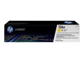 HP ORIGINAL - HP 126A / CE312A Jaune (1000 pages) Toner de marque