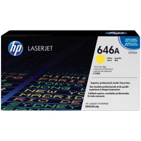 HP ORIGINAL - HP 646A / CF032A Jaune (12500 pages) Toner de marque