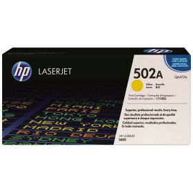 HP ORIGINAL - HP 502A / Q6472A Jaune (4000 pages) Toner de marque