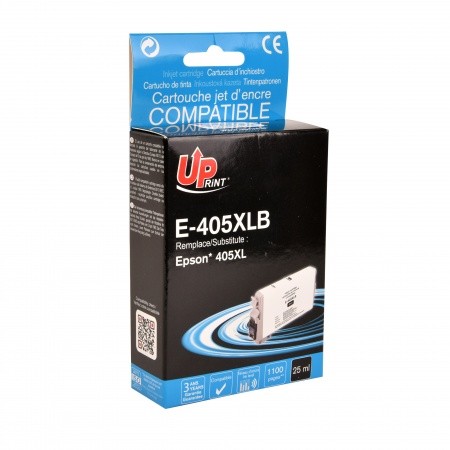 COMPATIBLE HAUT DE GAMME EPSON - UPrint 405XL Noir Cartouche compatible Epson Qualité Premium