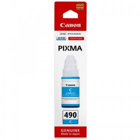 CANON ORIGINAL - Canon GI-490 Cyan (70 ml) Bouteille d'encre de marque