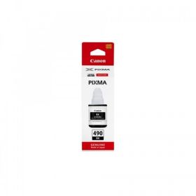 CANON ORIGINAL - Canon GI-490 Noir (135 ml) Bouteille d'encre de marque 0663C001