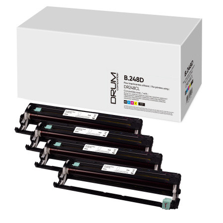 BROTHER (COMPATIBLE) - Brother DR248CL Tambour Générique 4 couleurs
