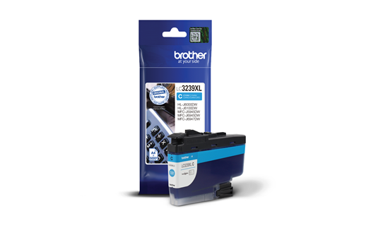BROTHER ORIGINAL - Brother LC3239XL Cyan (5000 pages) Cartouche de marque