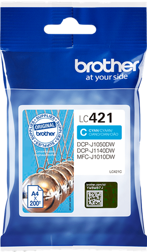 BROTHER (ORIGINAL) - Brother LC421 Cyan Cartouche d'encre de marque