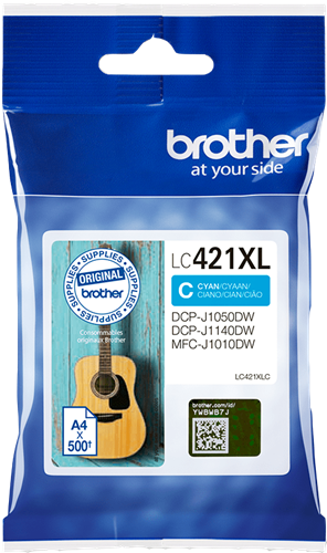 BROTHER (ORIGINAL) - Brother LC421XL Cyan Cartouche d'encre de marque