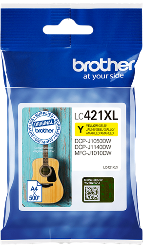 Cartouche d'encre Brother LC421XL noir et couleur - Pack de 4 Cartouches  compatibles Brother GRANDE CAPACITÉ