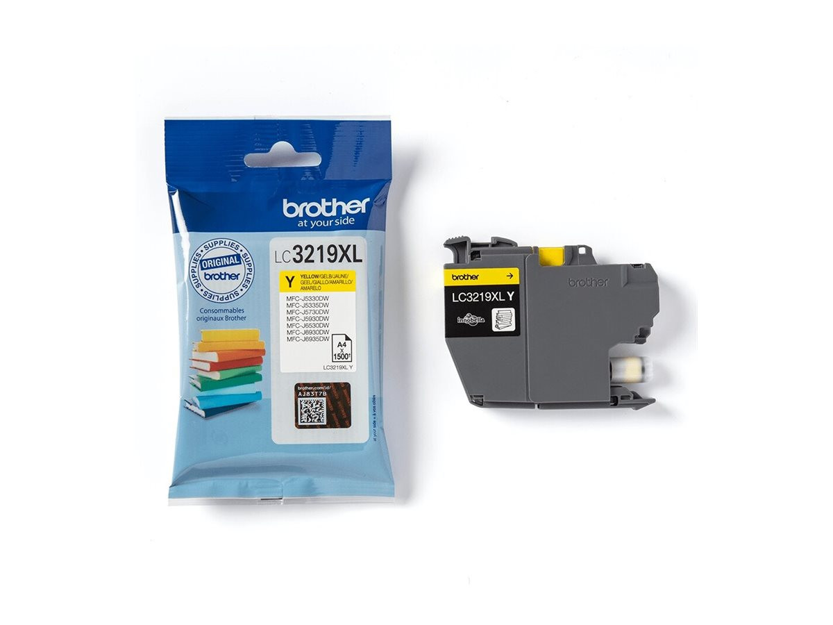 BROTHER (ORIGINAL) - Brother LC3219XL Jaune Cartouche Originale