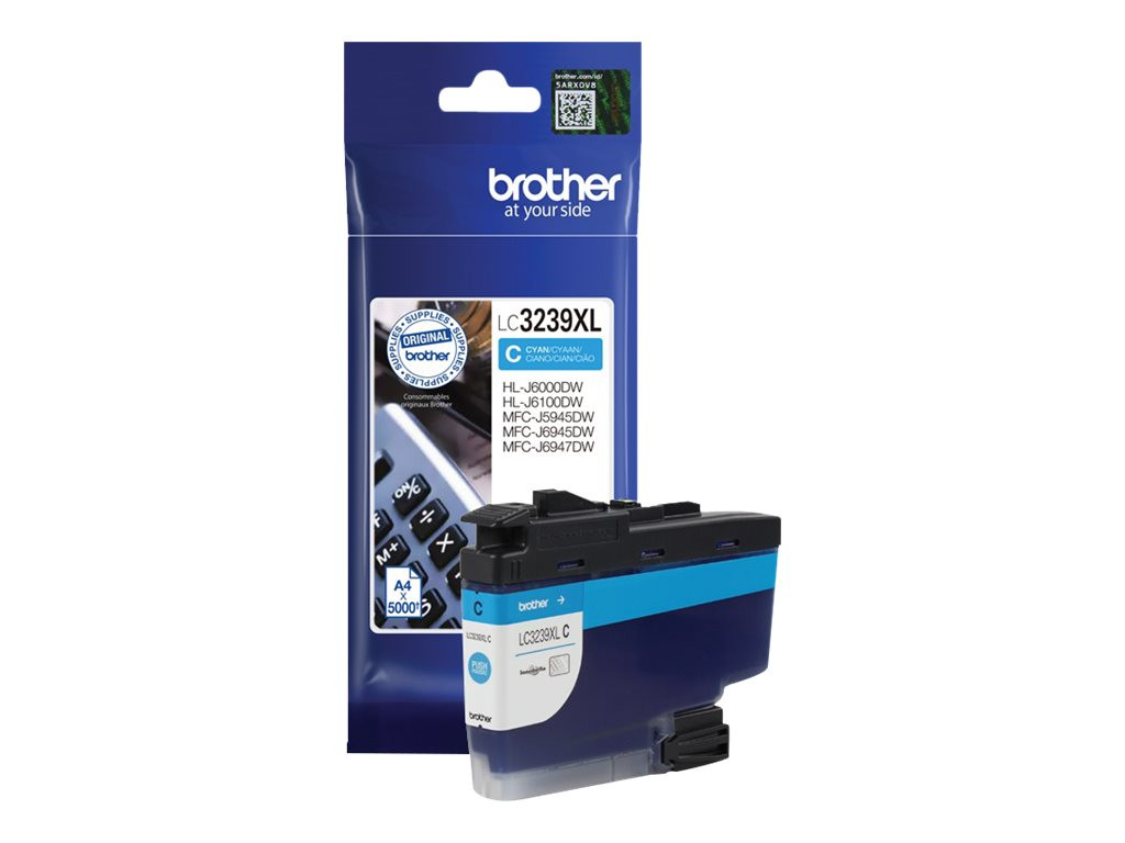 BROTHER (ORIGINAL) - Brother LC3239XL Cyan Cartouche Encre Originale