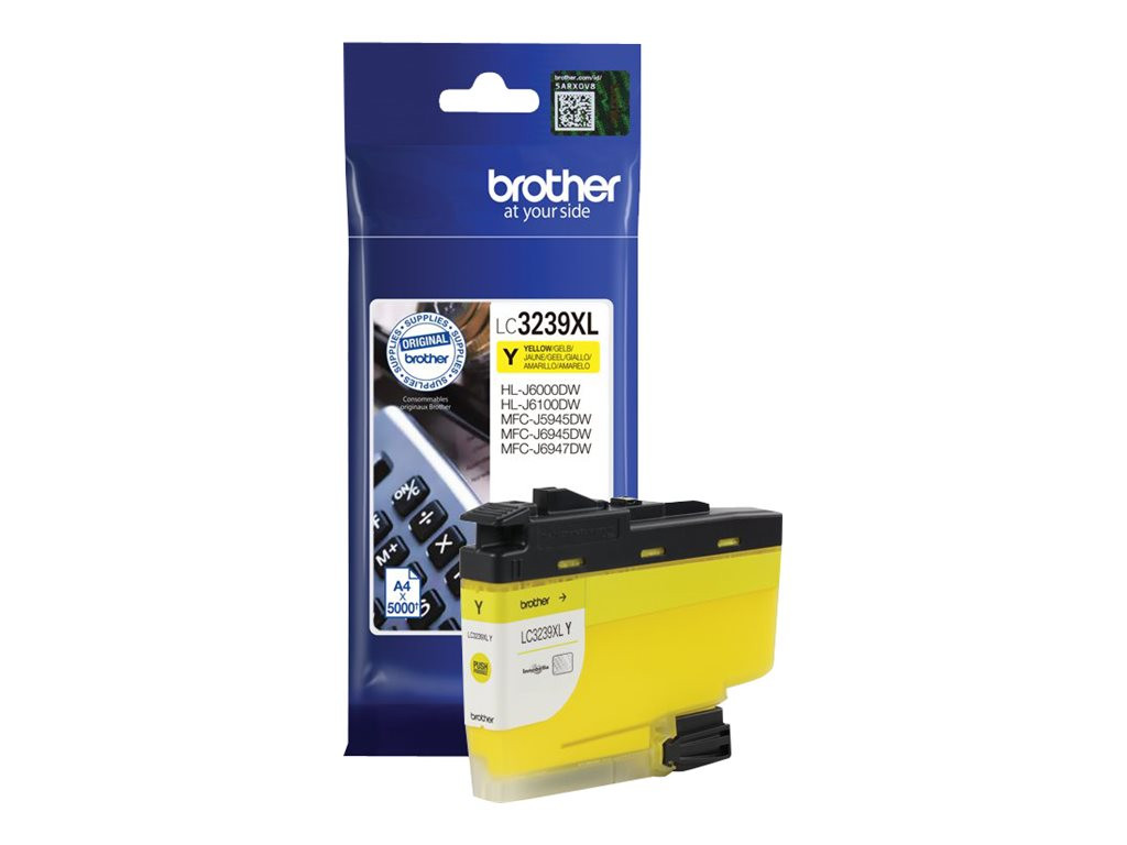 BROTHER (ORIGINAL) - Brother LC3239XL Jaune Cartouche Encre Originale