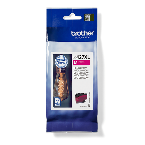 BROTHER ORIGINAL - Brother LC-427XLM Magenta (5000 pages) Cartouche de marque