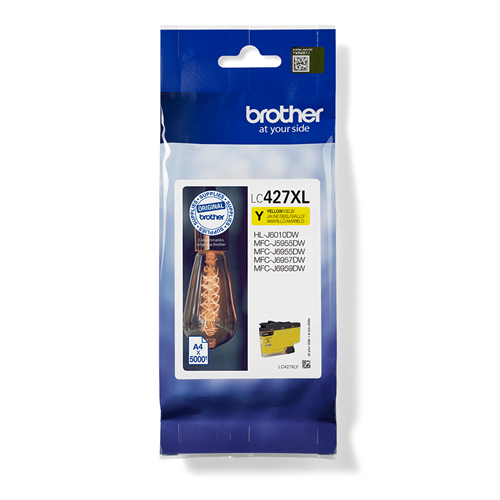 BROTHER (ORIGINAL) - Brother LC427XL Jaune Cartouche d'encre originale