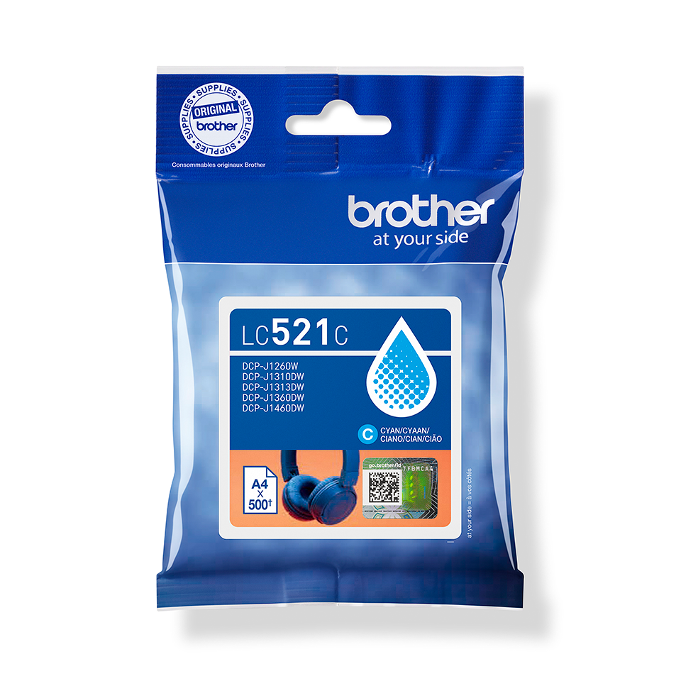 BROTHER (ORIGINAL) - Brother LC521C-cyan-original-cartouche encre