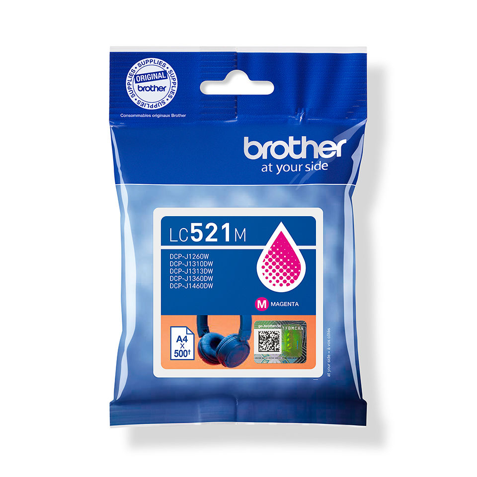 BROTHER (ORIGINAL) - Brother LC521M-magenta-original-cartouche encre