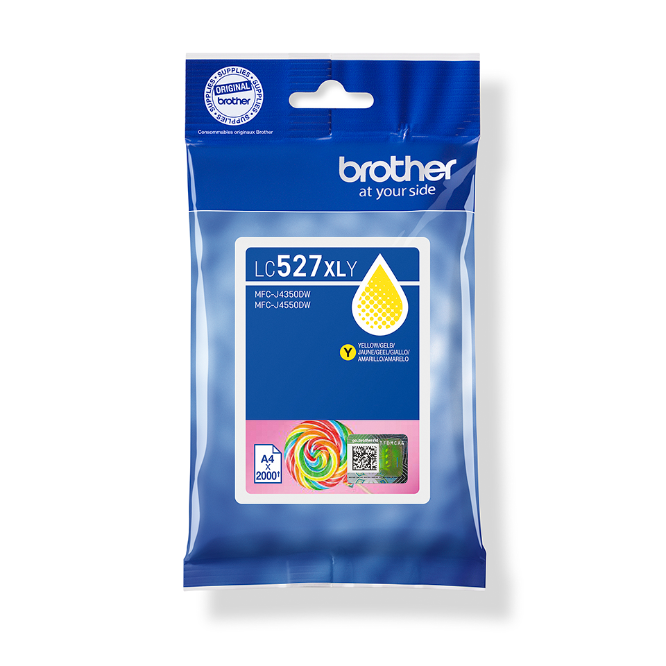 BROTHER (ORIGINAL) - Brother LC527XLY-jaune-original-cartouche encre