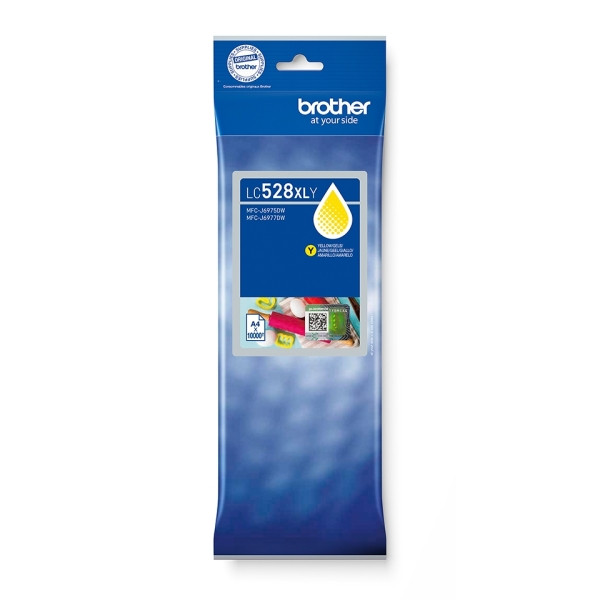 BROTHER (ORIGINAL) - Brother LC528XL Jaune Cartouche Encre Originale LC528XLY