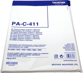BROTHER ORIGINAL - Brother PA-C411 Papier thermique A4 (100 feuilles) pour la gamme des PJ