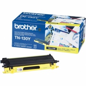 BROTHER ORIGINAL - Brother TN-130 Jaune (1500 pages) Toner de marque