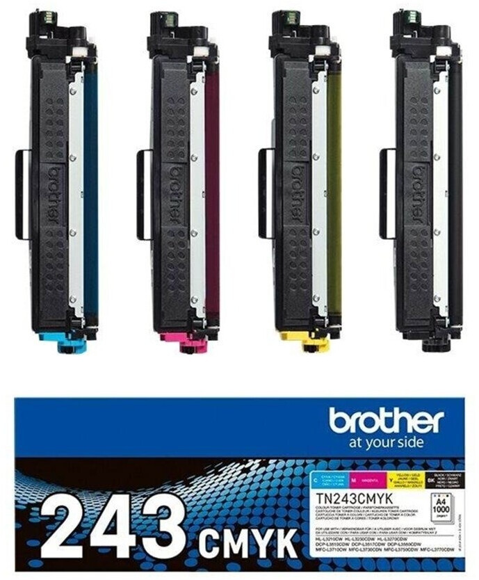 BROTHER (ORIGINAL) - Brother TN243 Pack de 4 cartouches de toner originales