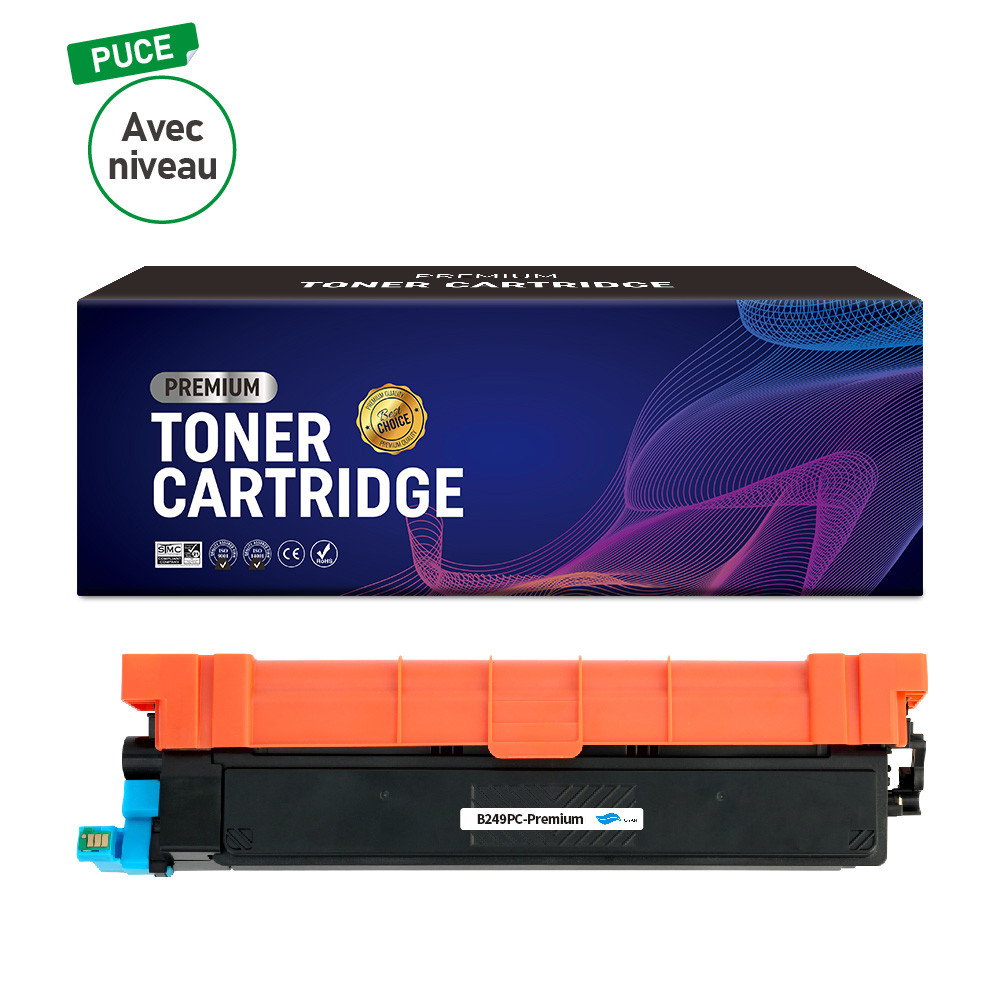 BROTHER (COMPATIBLE PREMIUM) - Brother TN249 Cyan Cartouche de toner Qualité Premium