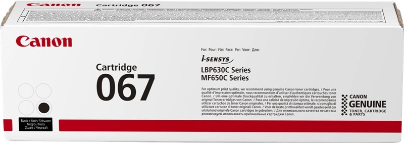 CANON (ORIGINAL) - Canon 067BK Noir Toner Laser Original 5102C002